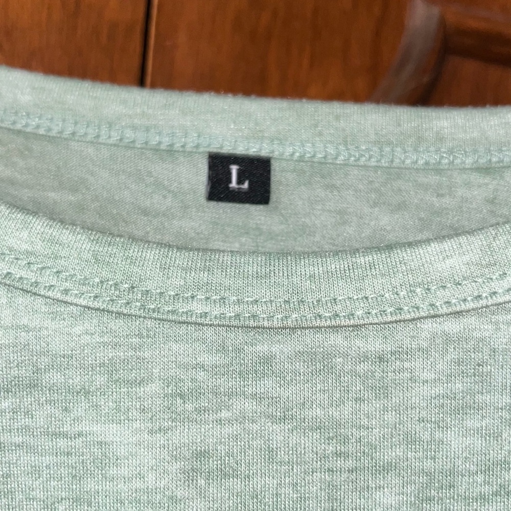 Green Crew Neck T-Shirt